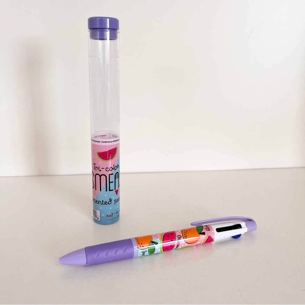 Vintage Grape Scented tricolor Pen